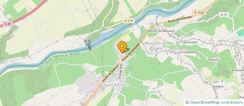 localisation de l'entreprise ESPACES ET ENVIRONNEMENT  CHATTE