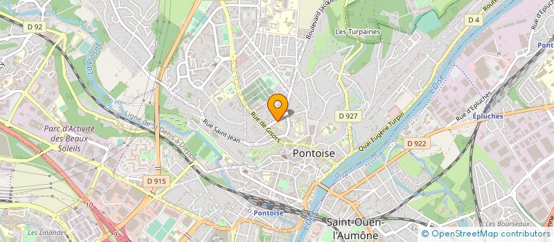 localisation de l'entreprise ESPACES ET PARTICIPATIONS à ENNERY