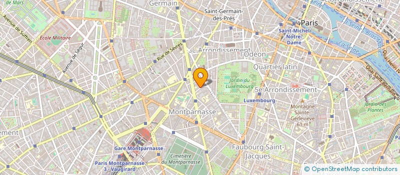 localisation de l'entreprise ESPACES ET PROJETS  PARIS
