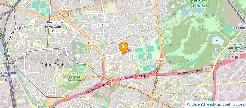 localisation de l'entreprise ESPACES FERROVIAIRES TRANSACTIONS à SAINT-DENIS