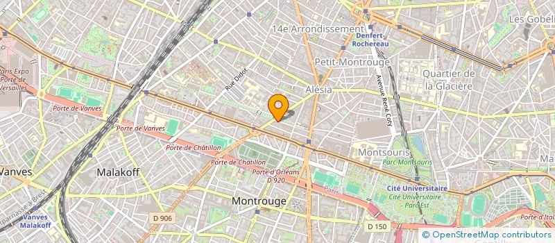 localisation de l'entreprise ESPACES LIBRES  MEUDON