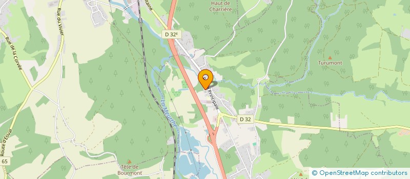 localisation de l'entreprise ESPACES LOCATIFS MODULAIRES S.A.S  LA VOIVRE