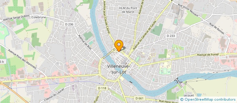 localisation de l'entreprise ESPACES LUDIQUES  VILLENEUVE-SUR-LOT