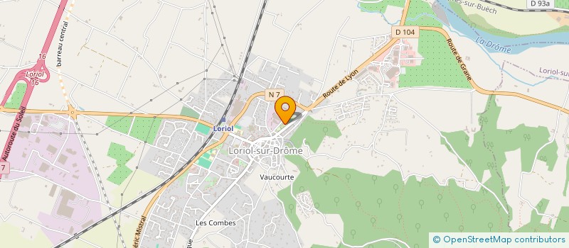 localisation de l'entreprise ESPACES MAISON POUR TOUS  LORIOL-SUR-DROME