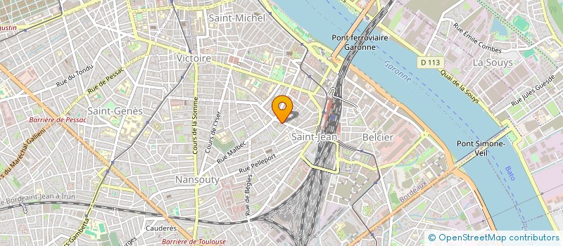 localisation de l'entreprise ESPACES MARX AQUIT BX GDE EXPLORER CONFR  BORDEAUX