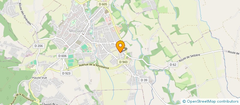 localisation de l'entreprise ESPACES MINDFULNESS  MORLAAS