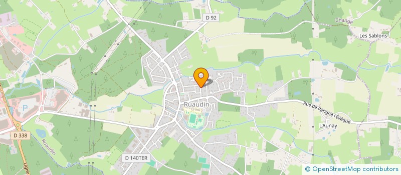 localisation de l'entreprise ESPACES NATURELS RUAUDINOIS  RUAUDIN