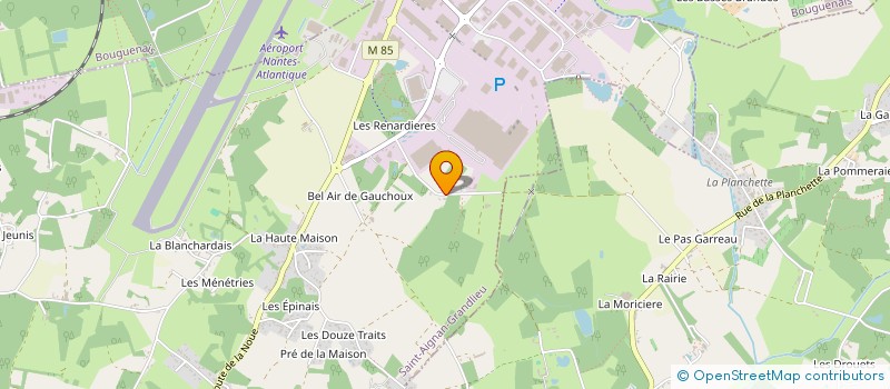 localisation de l'entreprise ESPACES PAYSAGES à SAINT-AIGNAN-GRANDLIEU