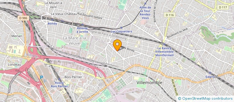 localisation de l'entreprise ESPACES POUR L INDUSTRIE ET LE COMMERCE à VILLEMOMBLE