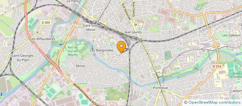 localisation de l'entreprise ESPACES PROFESSIONNELS DE LA FAMILLE  LE MANS