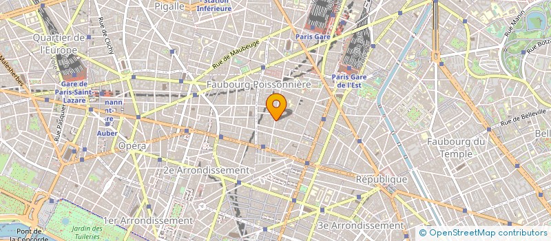 localisation de l'entreprise ESPACES PROJETS AMENAGEMENTS  PARIS