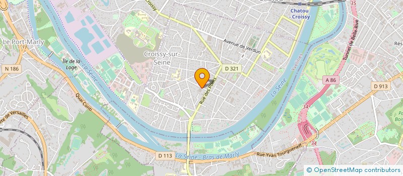 localisation de l'entreprise ESPACES REVE à CROISSY-SUR-SEINE