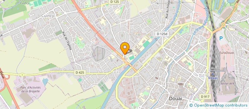 localisation de l'entreprise ESPACES SAGES FEMMES à DOUAI
