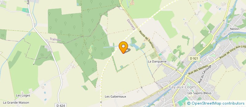localisation de l'entreprise ESPACES SERVICES A LA PERSONNE à DONNERY