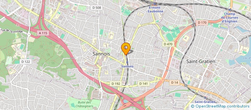 localisation de l'entreprise ESPACES SERVICES MULTIMEDIAS  SANNOIS