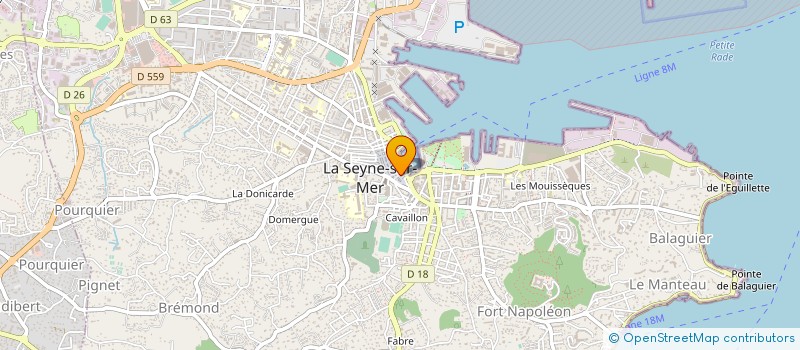 localisation de l'entreprise ESPACES VAROIS DE L AVENIR à LA SEYNE-SUR-MER