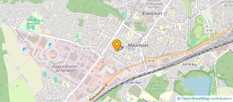 localisation de l'entreprise ESPACES VERRES - ERES LIQUIDES  MAUREPAS