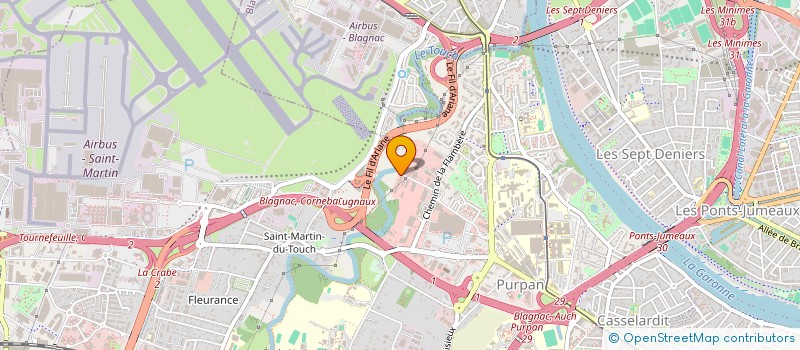 localisation de l'entreprise ESPACES VERTS 31  TOULOUSE