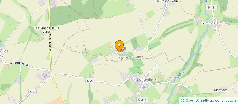 localisation de l'entreprise ESPACES VERTS CHRISTOPHE  LONGVILLERS