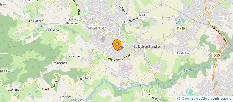 localisation de l'entreprise ESPACES VERTS HIMEUR à VAUGNERAY