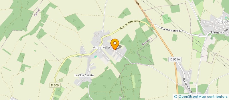 localisation de l'entreprise ESPACES VERTS JARDINS SERVICES  BORNEL