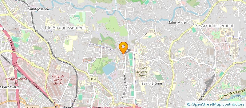 localisation de l'entreprise ESPACES VERTS MERIDIONAUX à MARSEILLE