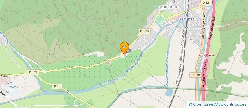 localisation de l'entreprise ESPACES VERTS SORIANO  LAMANON