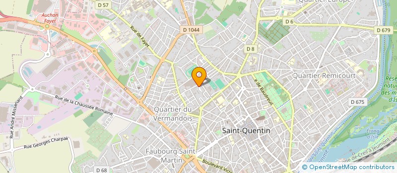 localisation de l'entreprise ESPACES VERTS ST QUENTINOIS à SAINT-QUENTIN