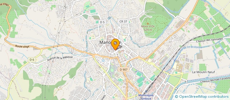 localisation de l'entreprise ESPACEVIDEO COM à MANOSQUE