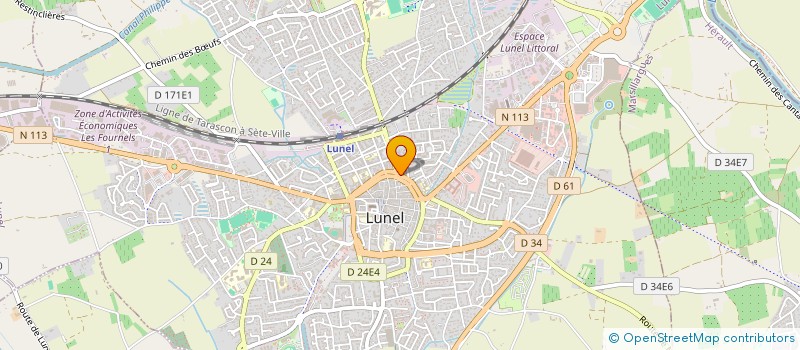 localisation de l'entreprise ESPACIO MEDITERRANEE à LUNEL