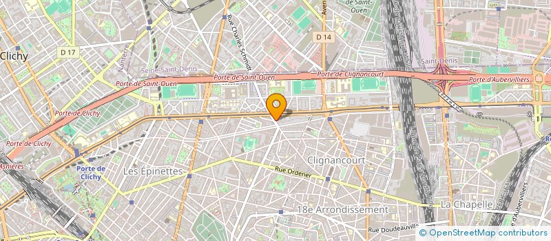 localisation de l'entreprise ESPACO 2000 à PARIS