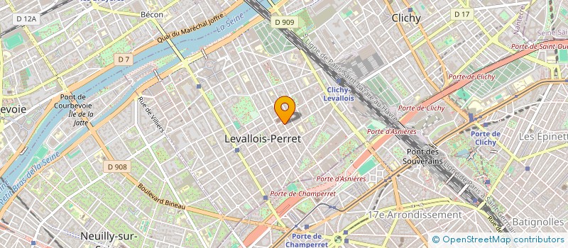 localisation de l'entreprise ESPACO à LEVALLOIS-PERRET