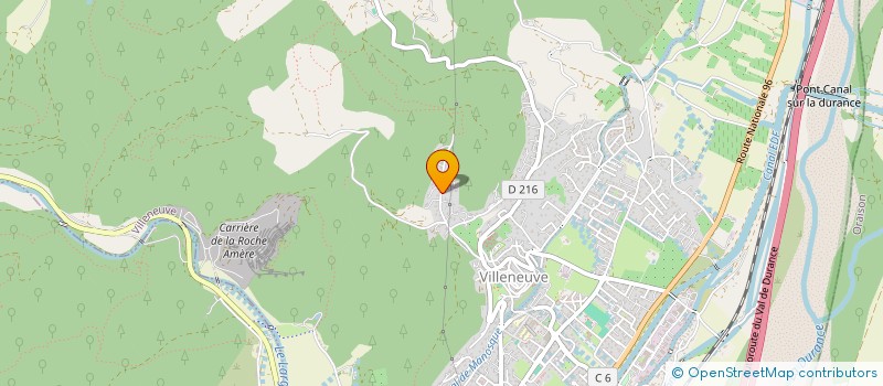 localisation de l'entreprise ESPACO  VILLENEUVE