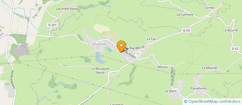localisation de l'entreprise ESPADA à CRANDELLES