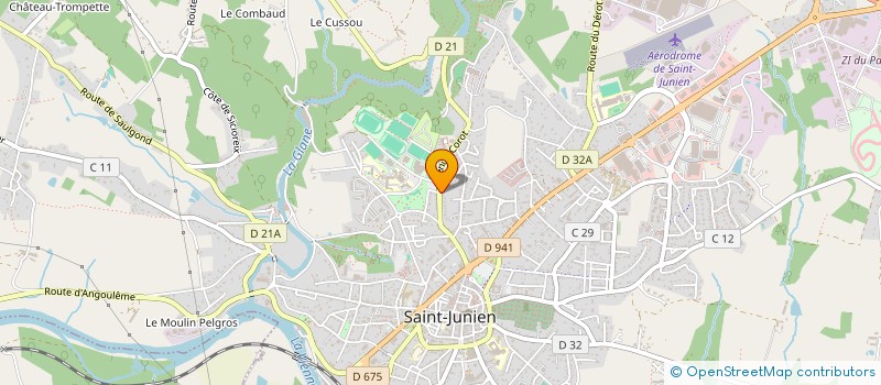 localisation de l'entreprise ESPADON  SAINT-JUNIEN