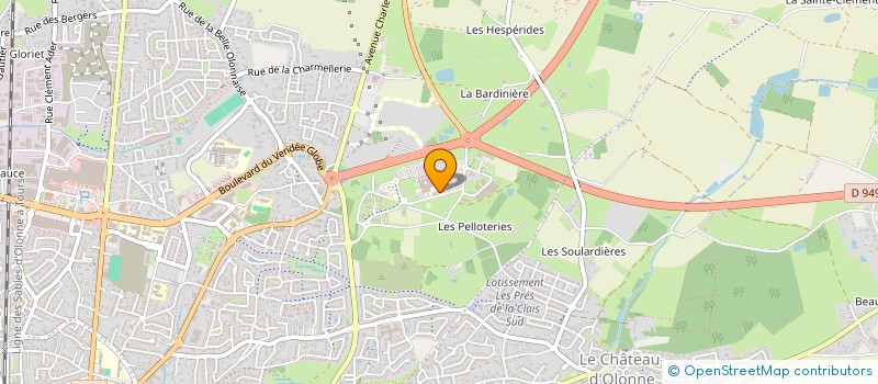 localisation de l'entreprise ESPADON à LES SABLES-D'OLONNE