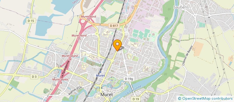 localisation de l'entreprise ESPAGNO ET ASSOCIES à MURET