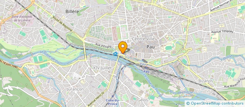 localisation de l'entreprise ESPAGNOLS EN FRANCE à PAU