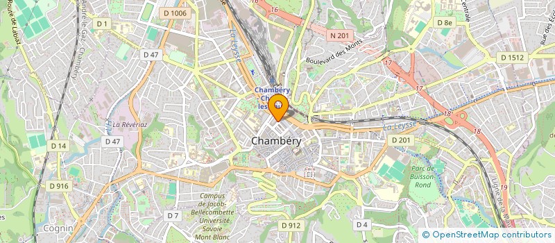 localisation de l'entreprise ESPAHAN à CHAMBERY