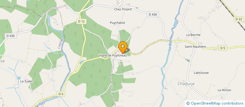 localisation de l'entreprise ESPALU à CHADURIE