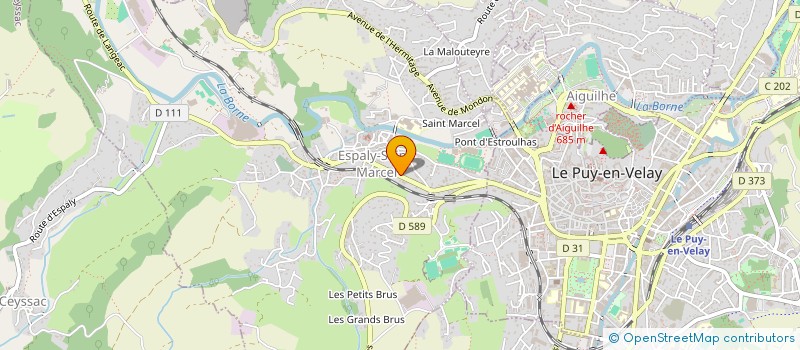 localisation de l'entreprise ESPALY SAINT-MARCEL ANIMATIONS à ESPALY-SAINT-MARCEL