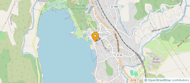 localisation de l'entreprise ESPAN & FILS  SAINT-CHAMAS