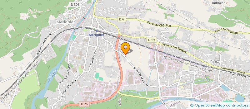 localisation de l'entreprise ESPANA MORENO FRANCISCO ET CHRISTIANE INDIVISION  THYEZ