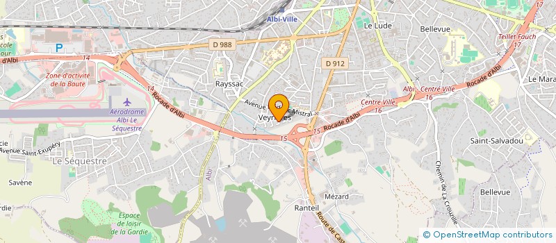 localisation de l'entreprise ESPANDIS à ALBI