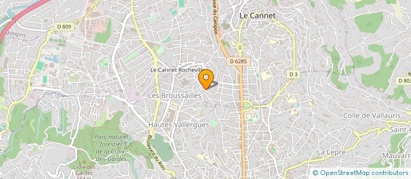 localisation de l'entreprise ESPAR  LE CANNET