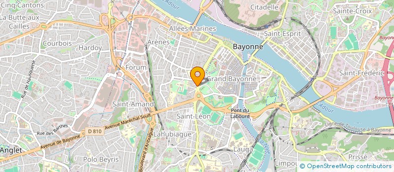 localisation de l'entreprise ESPARCEIL & GILLET & DIASCORN  BAYONNE