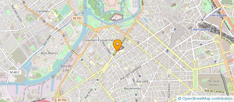 localisation de l'entreprise ESPAS ESTICE ICM à LILLE