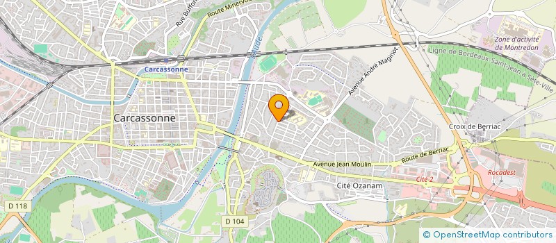 localisation de l'entreprise ESPASSE à CARCASSONNE