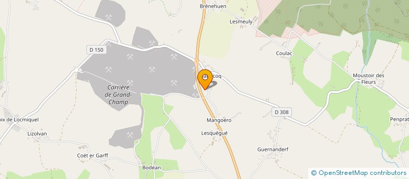 localisation de l'entreprise ESPATINES  GRAND-CHAMP