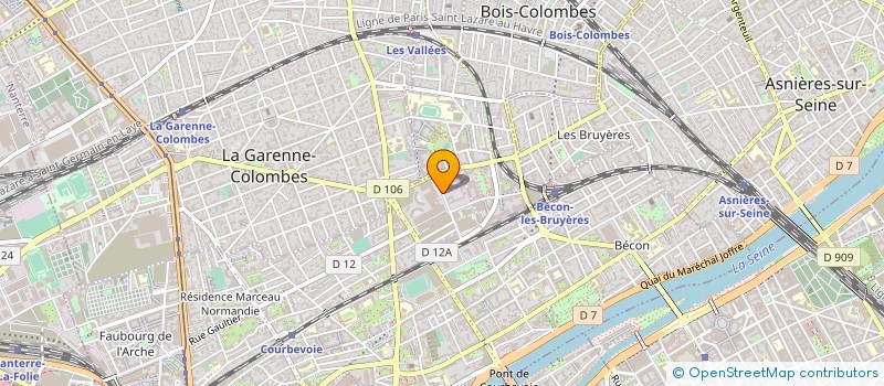 localisation de l'entreprise ESPAVER à COURBEVOIE